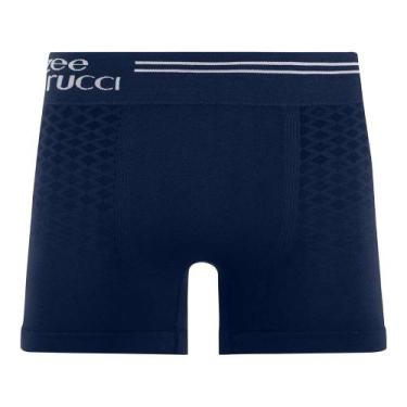 Imagem de Cueca Boxer Jacquard Sem Costura Navy - Zee Rucci, G