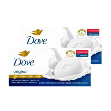 Imagem de Kit Sabonete Em Barra Dove Original - 12 Unidades 90g