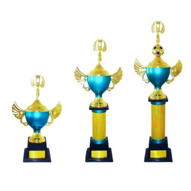 Imagem de Kit com 3 Troféus Irmossi Grande - Tamanhos 103cm, 85cm, 61cm-Unissex