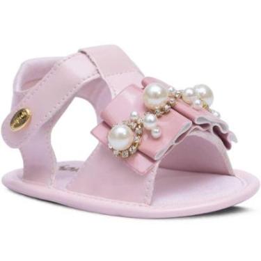 Imagem de Sandália Bebê Feminina Infantil Sapatilha Leve E Macio 01.16-Feminino