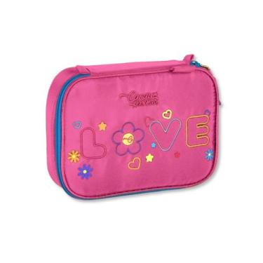 Imagem de Estojo Box Escolar Infantil Cacau Haxkar Estojo Meninas - Clio Style