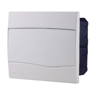 Imagem de Quadro Distribuição Tramontina 9 Disjuntor DIN Branco - 100611