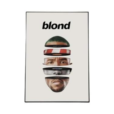 Imagem de Pôster Em Tela Do Álbum Blond Do Frank Ocean, Artista De Música Pop, D