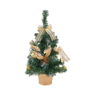 Imagem de Mini Árvore De Natal Artificial De 30cm Para Decoração De Mesa, Decora