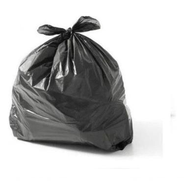 Imagem de Saco de Lixo Plástico Preto 20 Litros 500 Unidades 45x55CM 0,4 Micras para Uso Residencial Higipack