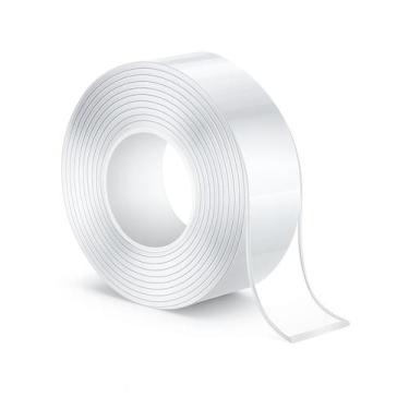 Imagem de Fita Dupla Face Adesiva Mágica 3m Transparente para Fixar Quadros e Ta