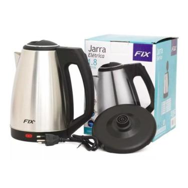 Imagem de Jarra Elétrica Amanzi Fix Chaleira Ferve água Rápido 1.8 Lts 