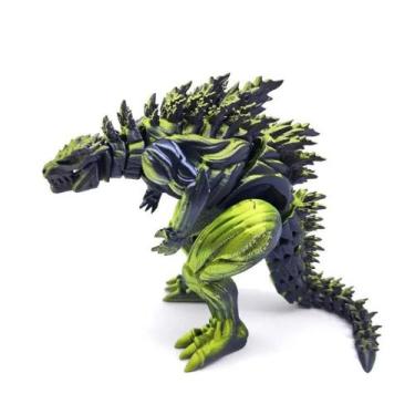 Imagem de Dinossauro Godzilla Musculoso  Figura Articulada com Juntas Móveis par