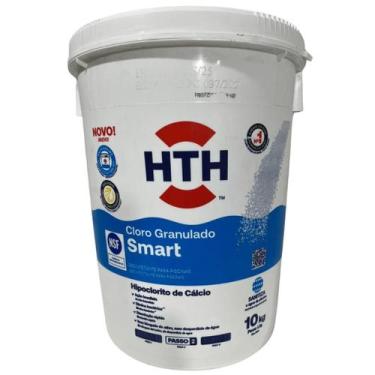 Imagem de Cloro Hth Smart Balde 10kg Granulado Puro Hipoclorito 40 %
