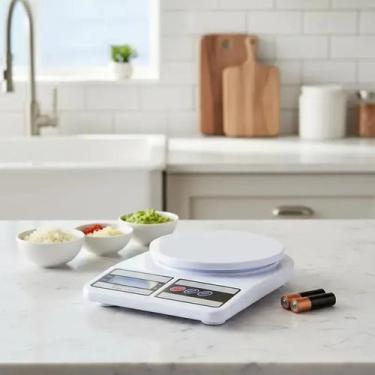 Imagem de Balança Digital Cozinha Nutrição Dieta Pesar Comida + Pilhas - Congrat