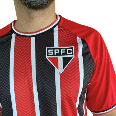 Imagem de Camisa São Paulo Arrows Masculina Vermelho e Preto-Masculino