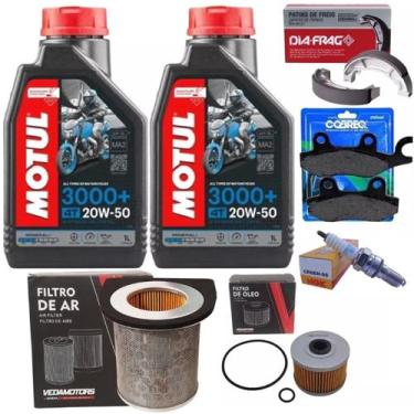 Imagem de Kit Revisão Cbx 250 Twister 01 Á 08 Filtros, Vela, Lona, Óleo - VEDAMO