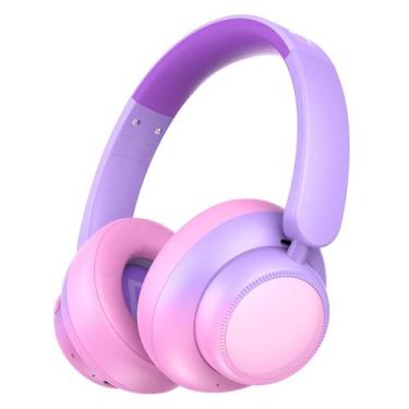 Imagem de Fones de ouvido Bluetooth Candy Bila Active Kids 60h Rosa