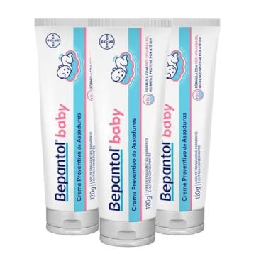 Imagem de Bepantol Kit com 3 Cremes Pomada de Assadura 120gr Cada.