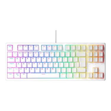 Imagem de Teclado Mecânico Gamer Husky Sled, TKL, Branco, ABNT2, RGB, Switch Gat