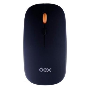 Imagem de Mouse Optico Sem Fio 2 Conexões Dual Mode OEX Preto