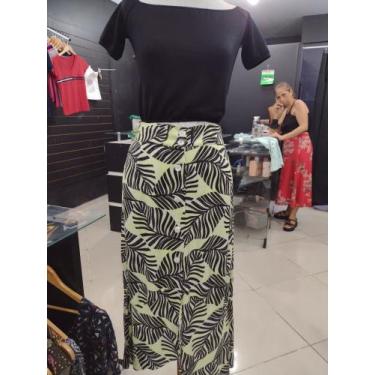 Imagem de Saia viscose linho - Josy carvalho story