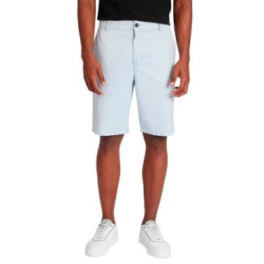 Imagem de Bermuda Aramis Chino Classic Oxford Ve25 Azul Masculino, 48