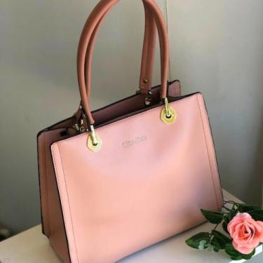 Imagem de Bolsa Feminina Rosê com Alça Transversal Chica Fiore CH3245, Rosa