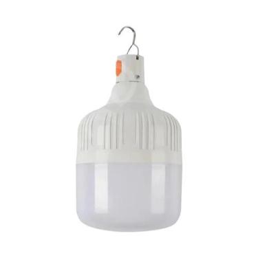 Imagem de Lâmpada LED De Emergência Portátil 60W 80W Recarregável Por USB Para C