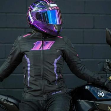 Imagem de Jaqueta X11 One Sport Sporadic Rosa Roxa Feminina, GG, Roxo