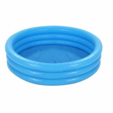 Imagem de Piscina Infantil Azul Cristal Inflável - Redonda - 156 Litros - INTEX
