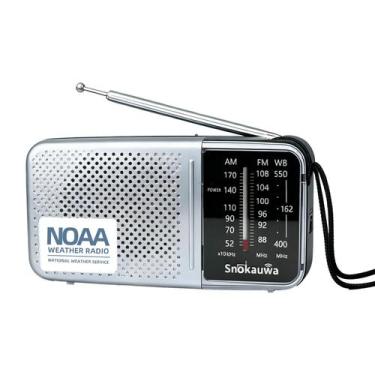 Imagem de Rádio portátil Snokauwa AM/FM/NOAA a pilhas