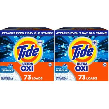 Imagem de Detergente em pó Tide Ultra OXI, pacote com 2 unidades