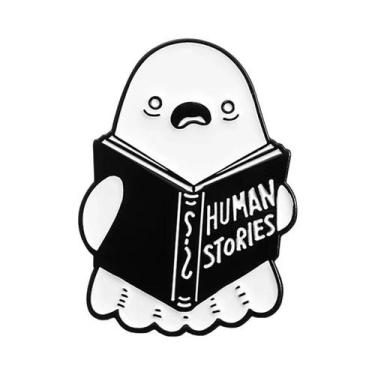 Imagem de Pins De Esmalte Criativos De Halloween Para Crianças Com Desenho De Fa