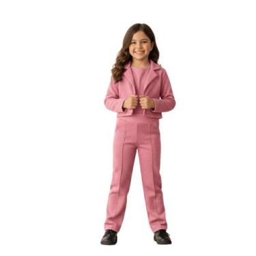 Imagem de Calça Infantil Conforto Cintura Alta Inverno Lisa - - anjo da mamãe, R