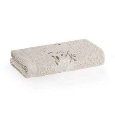 Imagem de Toalha de Rosto Karsten Yuna Fio Cardado Felpuda Estampa Floral, Plati