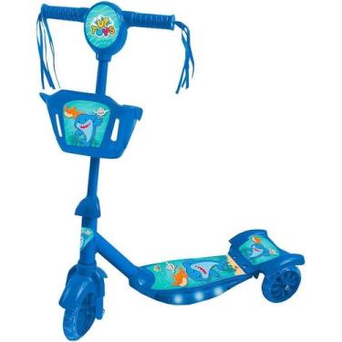 Imagem de Patinete musical luz e som menino azul - Zoop toys