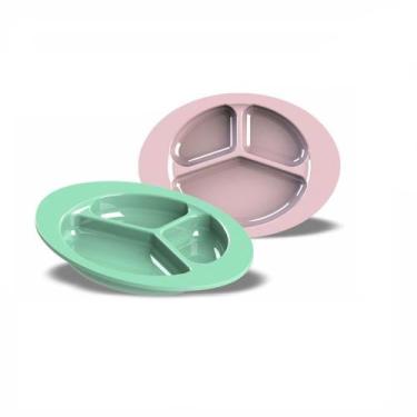 Imagem de Kit Alimentação para Bebê Pratinhos + Colheres Infantil - VALEPLAST, A
