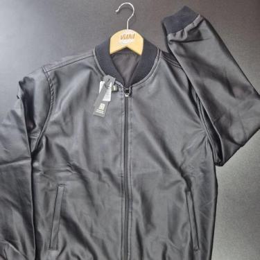 Imagem de Jaqueta masculina Bomber Preta Ziper Frontral - - NoBrand, Preto, GG