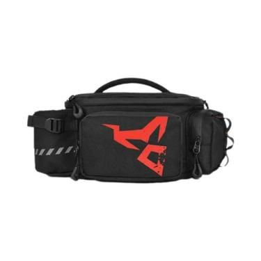 Imagem de Bolsa De Cintura Impermeável Unissex Para Motocicleta Com Múltiplos Bo