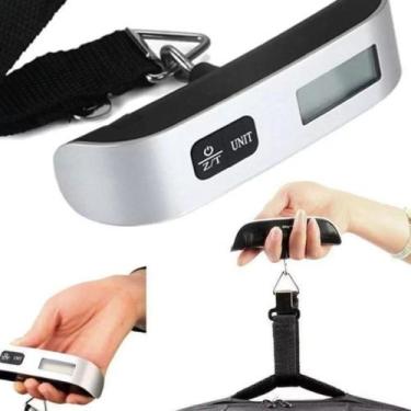Imagem de Balança Digital Para Bagagem Portátil 50 Kg Portatil - Nebimagazine