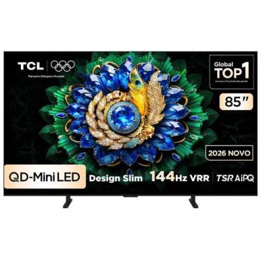 Imagem de Smart TV 4K TCL Premium QD-Mini LED 85 Polegadas com Google TV, 144Hz,