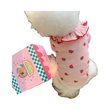 Imagem de Colete Para Cães Pequenos, Roupas De Verão Respiráveis Com Estampa De 