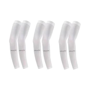 Imagem de Mangas De Proteção UV Respiráveis, 3 Pares, Para Esportes, Direção E A