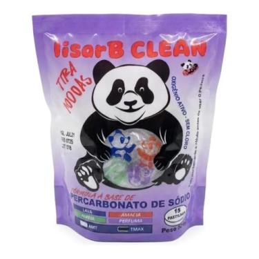 Imagem de Percarbonato de Sódio 520g Pastilha 15un. Panda Lisarb Clean