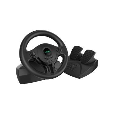 Imagem de Volante Gamer Vinik GW180 para PC PS4 PS3 Xbox Series X-S Xbox One Switch com Pedal 180 graus  Preto