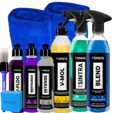 Imagem de Kit Lavagem Completa Automotiva Vonixx Cera, Shampoos, Restauradores e