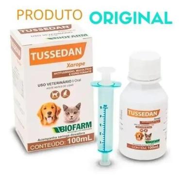 Imagem de Tussedan Xarope Pet Cães E Gatos 100ml - Biofarm Cachorros - Congratul