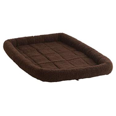 Imagem de LITTLE GIANT Cama de lã para animais de estimação – Cama grande para cães, lavável na máquina (chocolate) (item nº 160766)