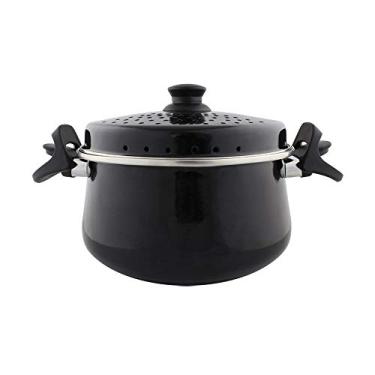 Imagem de Espagueteira Bojuda 24 Esmaltada Preto - 4600 ml - Ewel