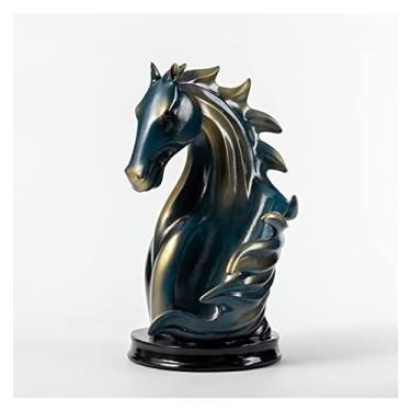 Imagem de Suporte de garrafa de vinho com cabeça de cavalo e suporte de garrafa de vinho animal, varanda, casa, sala de estar, armário de vinho, decoração simples empilhável (cor: C)