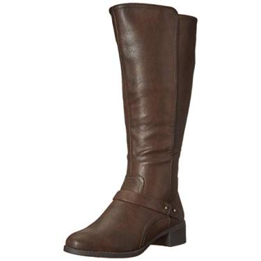 Imagem de Easy Street Bota feminina Jewel Mid Calf, Marrom, 8.5 Wide