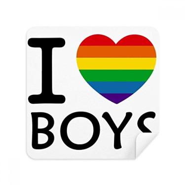 Imagem de Tecido de camurça Transgênero Bisexuals Support LGBT Glasses Cloth Cleaner, pacote com 2