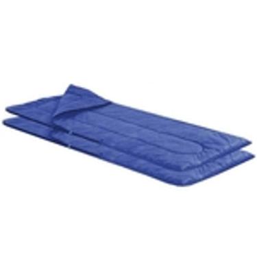 Imagem de Kit com 2 Sacos de Dormir Com Zíper Para Acampar Azul