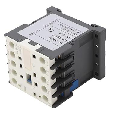 Imagem de Contator elétrico, interruptor de contator de aplicação ampla de contato de prata 220V 16A baixo consumo de energia para casa